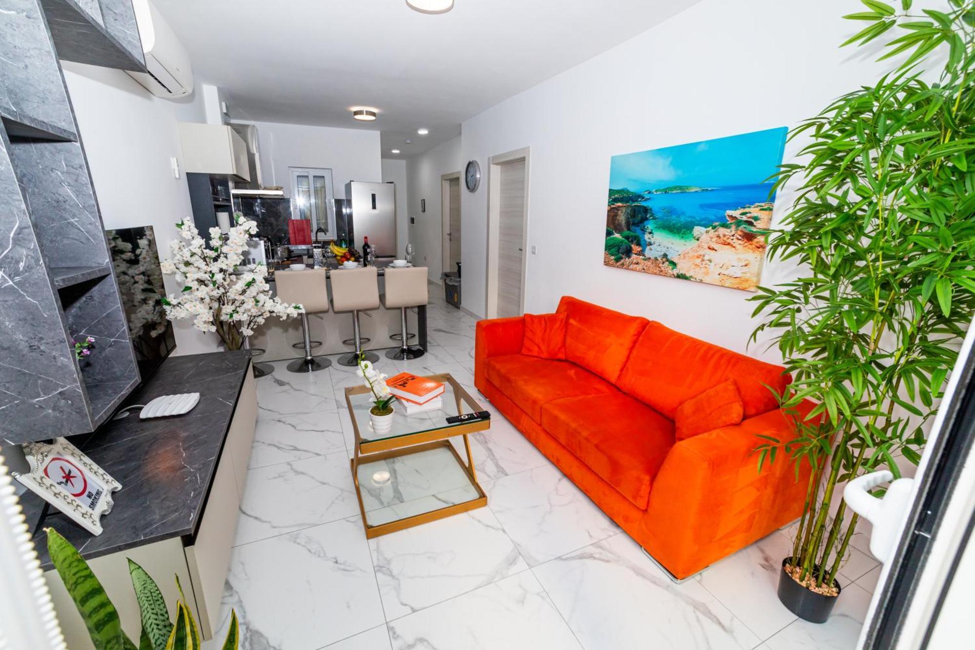 Sea Breeze, Spacious 2-Bedroom Lux Seaside Apartments San Pawl il-Baħar Kültér fotó